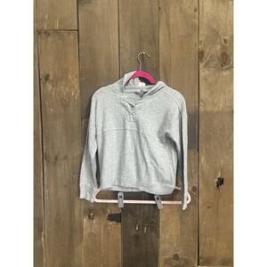 Girls Runway 2 Piece Hoodie and Shorts, Grey, Medium 8-10